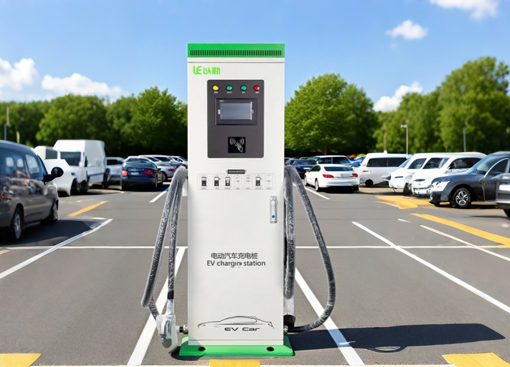 Solving Urban Fast Charging Issues with DC EV Charging Stations