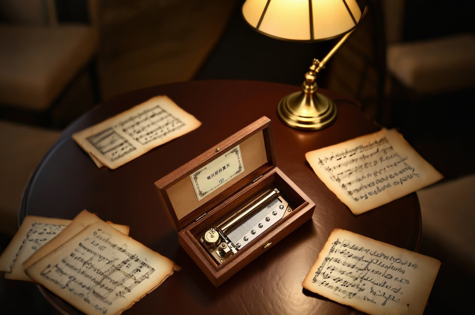 handmade Wooden Music Box