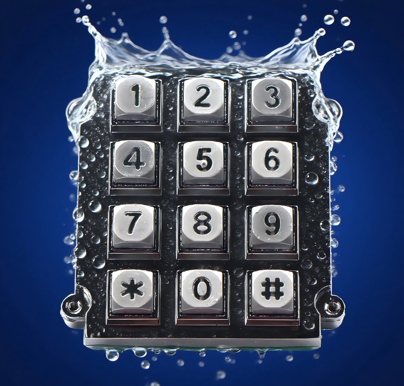 industrial waterproof keypad