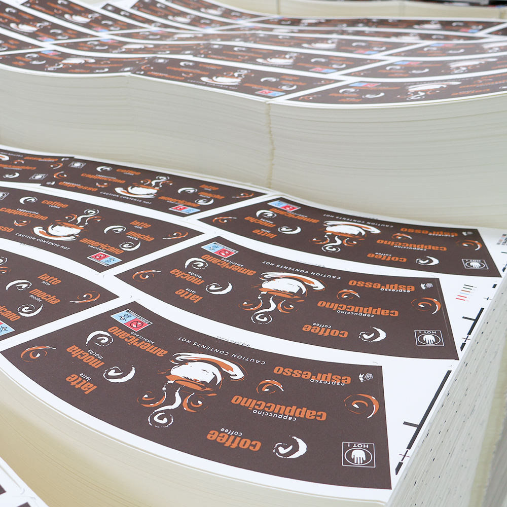 Components of a Paper Cup Fan