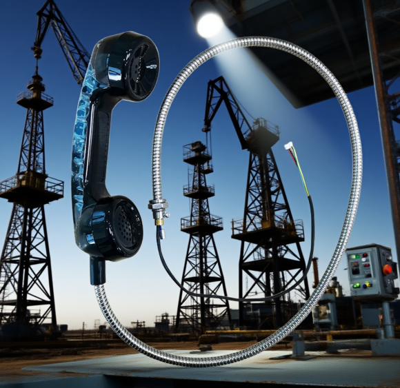 industrial telephone handset