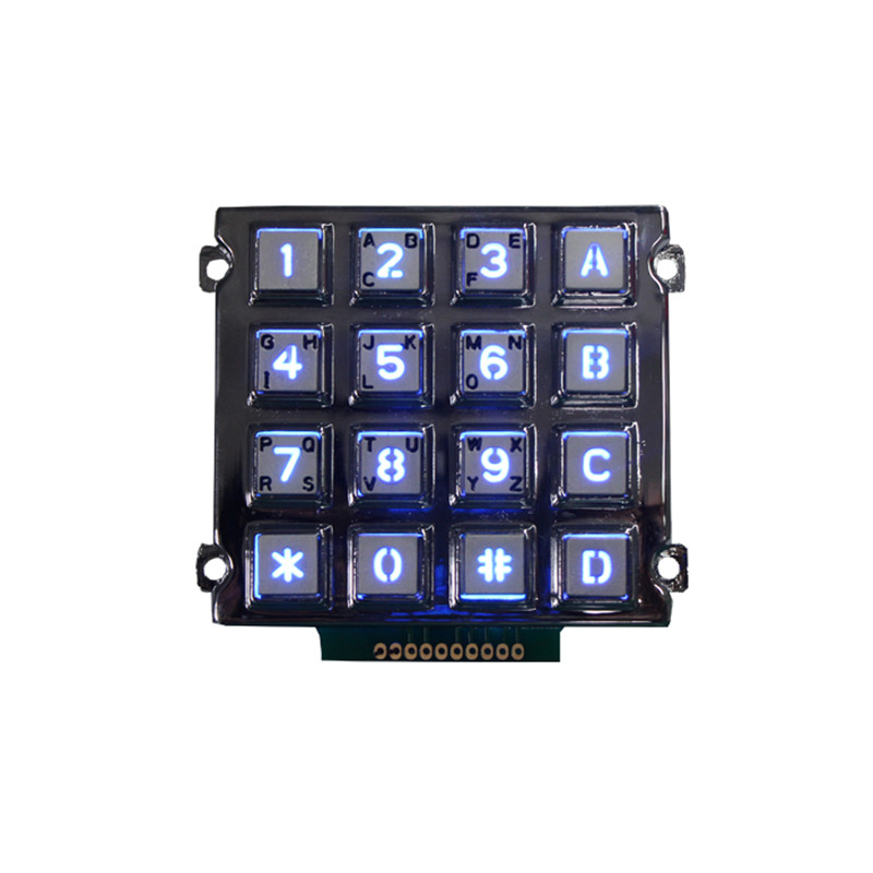 industrial metal keypad