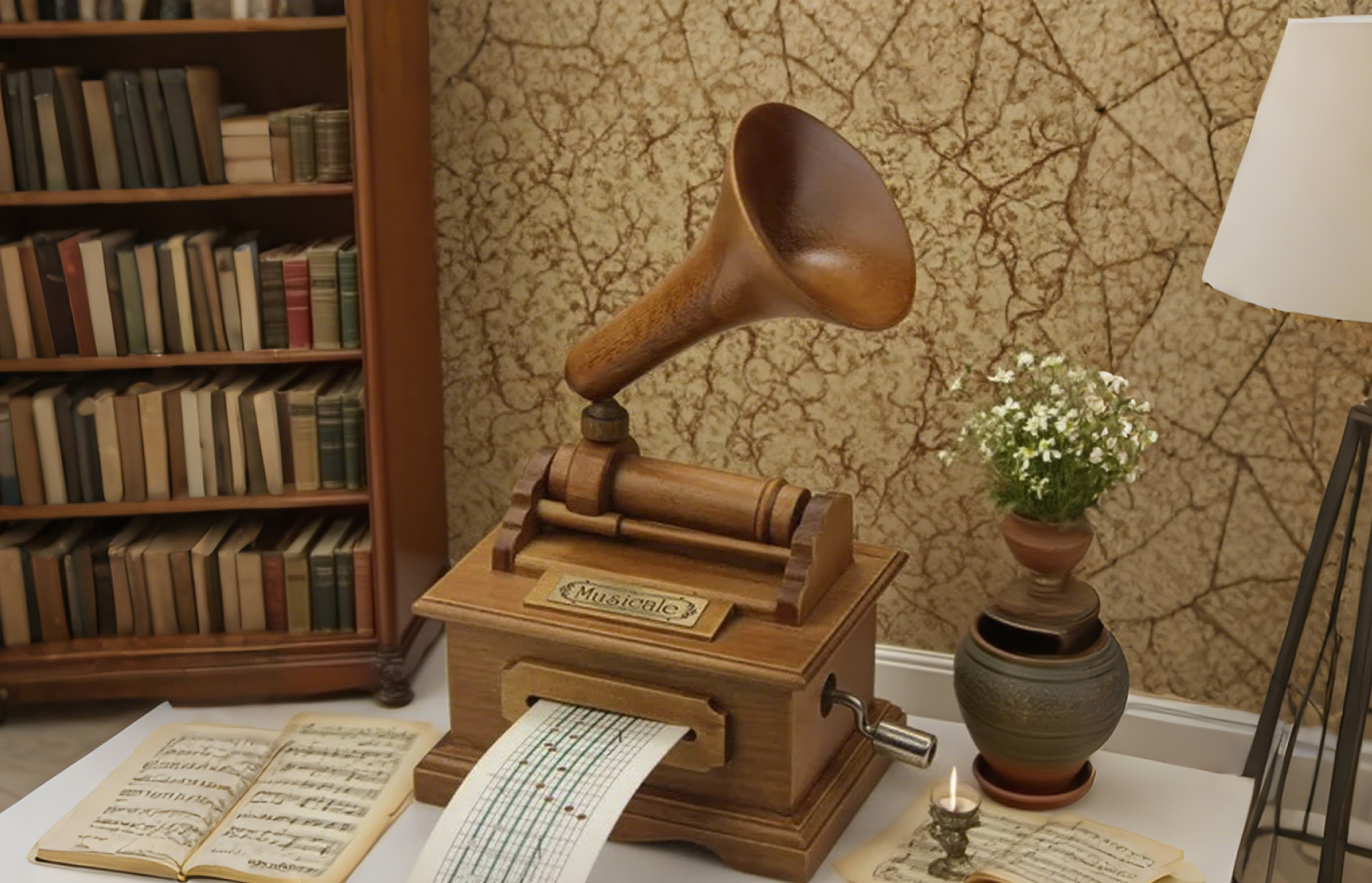How Does the Wooden Paper Handcrank Music Box Capture Nostalgia