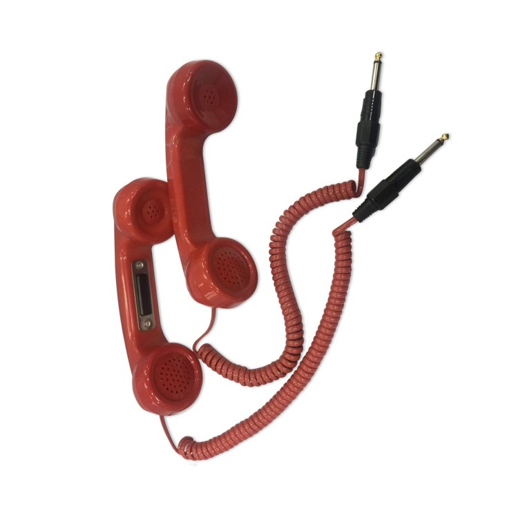 flame-resistant telephone handset